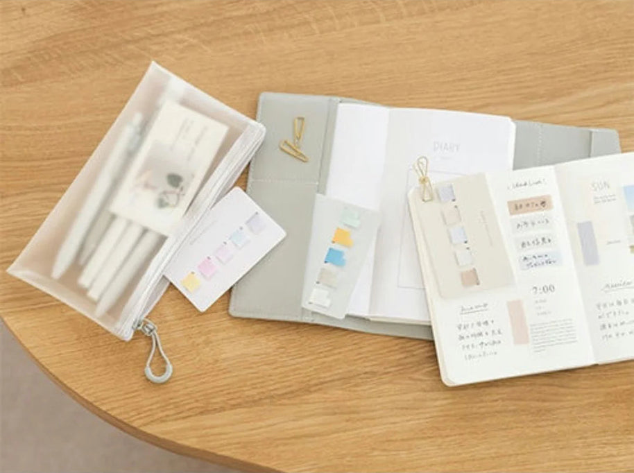 KANMIDO KOKOFUSEN Slim Card Sticky Notes: Magic Hour Film Index Labels (1.5mm Ultra-Slim)
