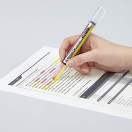 KOKUYO Mark+ Dual Color Highlighter: 2-in-1 Double Pen for Aesthetic Note-Taking