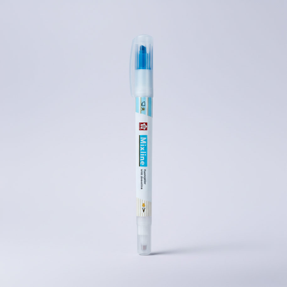 Sakura Cray-Pas Mixed Line Highlighter: 2-in-1 Double Pen for Aesthetic Journaling