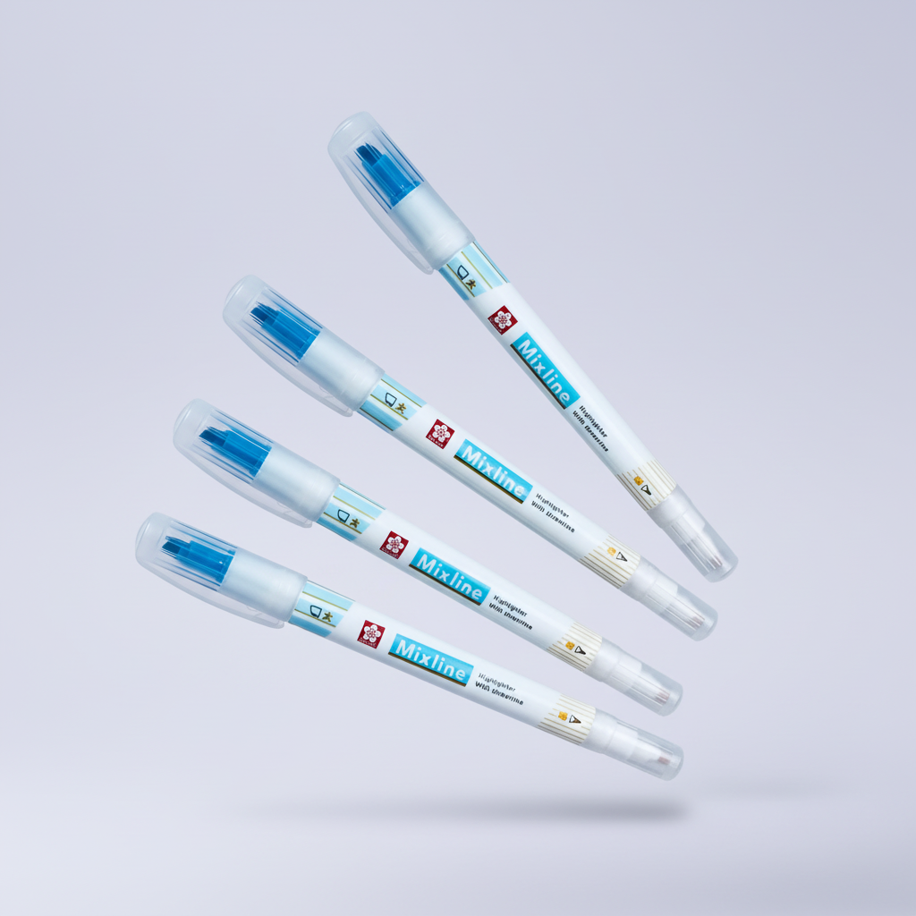 Sakura Cray-Pas Mixed Line Highlighter: 2-in-1 Double Pen for Aesthetic Journaling