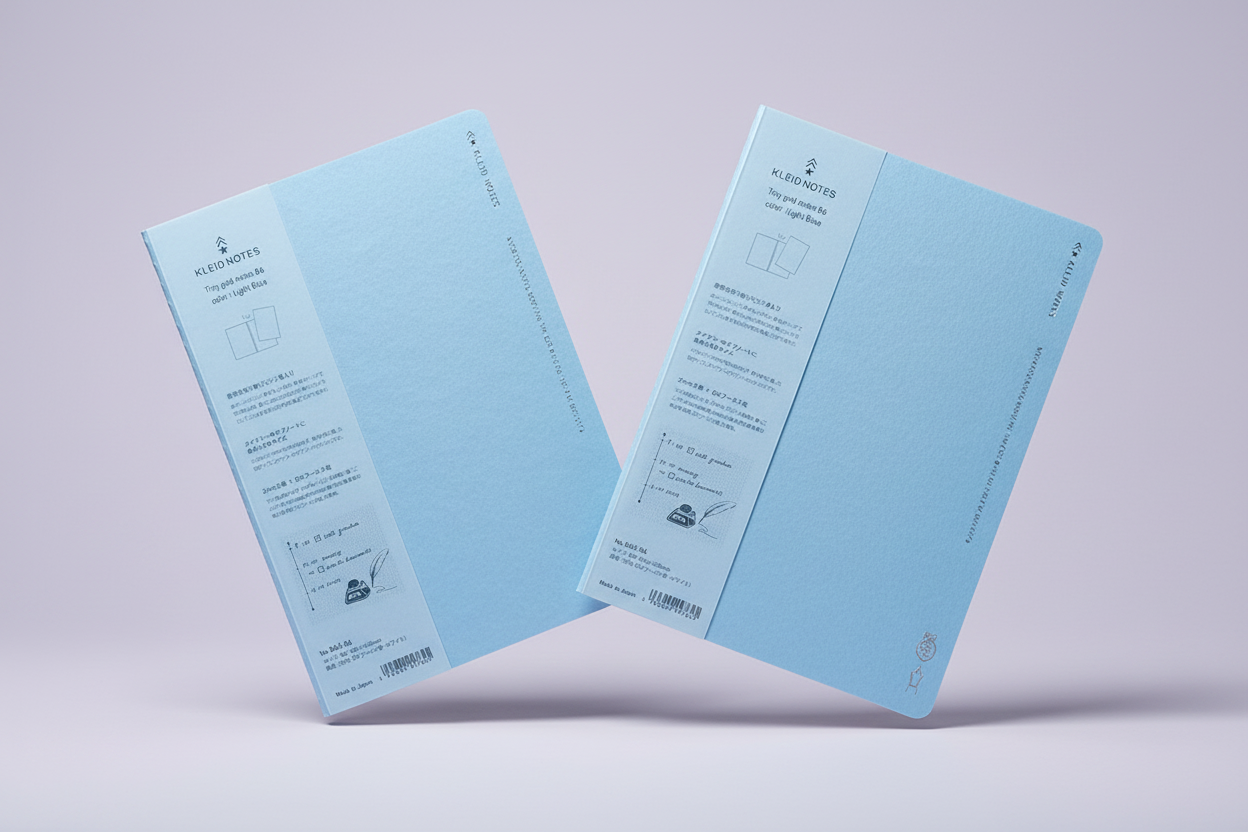 Kleid B6 Tiny Grid Notebook: 2mm Grid Fountain Pen Friendly Journal