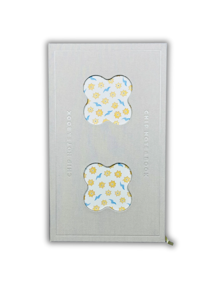 CHIP NOTEBOOK TETRA: Star Flower Die-Cut Hardcover - Premium Fountain Pen Paper (OK Fulls)
