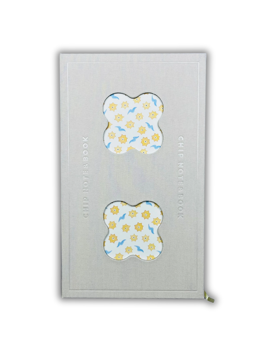 CHIP NOTEBOOK TETRA: Star Flower Die-Cut Hardcover - Premium Fountain Pen Paper (OK Fulls)