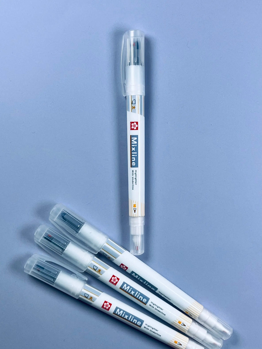 Sakura Cray-Pas Mixed Line Highlighter: 2-in-1 Double Pen for Aesthetic Journaling