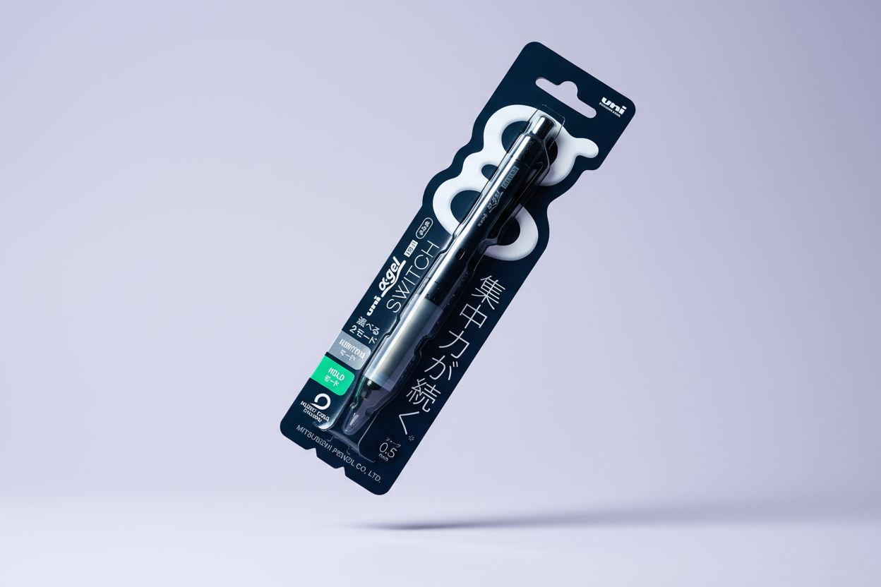 Uni Alpha-Gel Switch Mechanical Pencil: Kuru Toga Lead Rotation & Ergonomic Soft Grip
