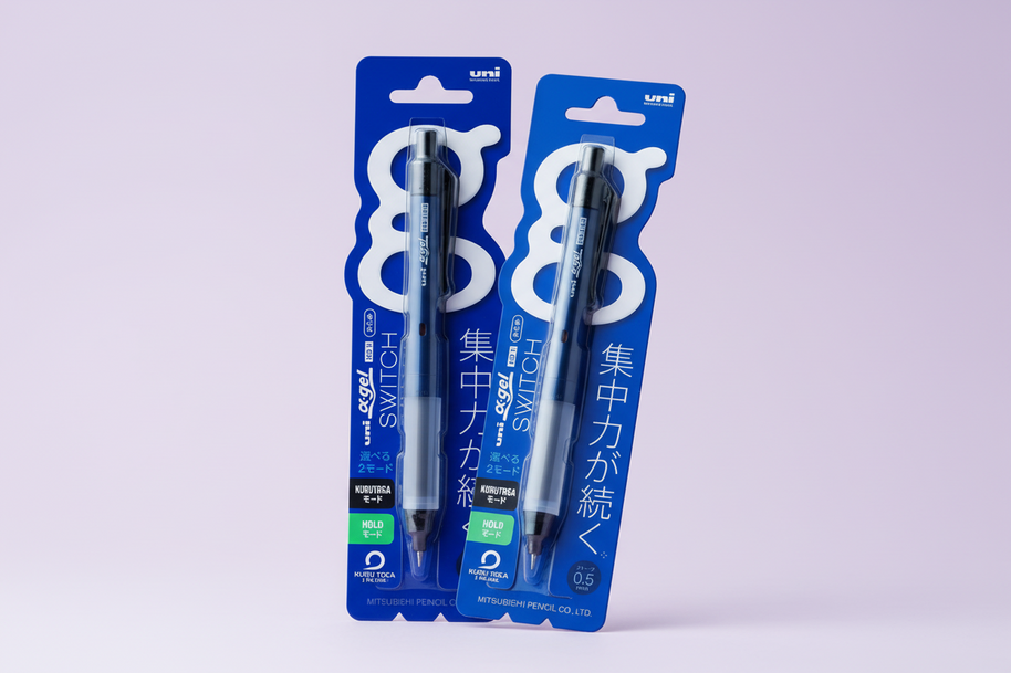 Uni Alpha-Gel Switch Mechanical Pencil: Kuru Toga Lead Rotation & Ergonomic Soft Grip
