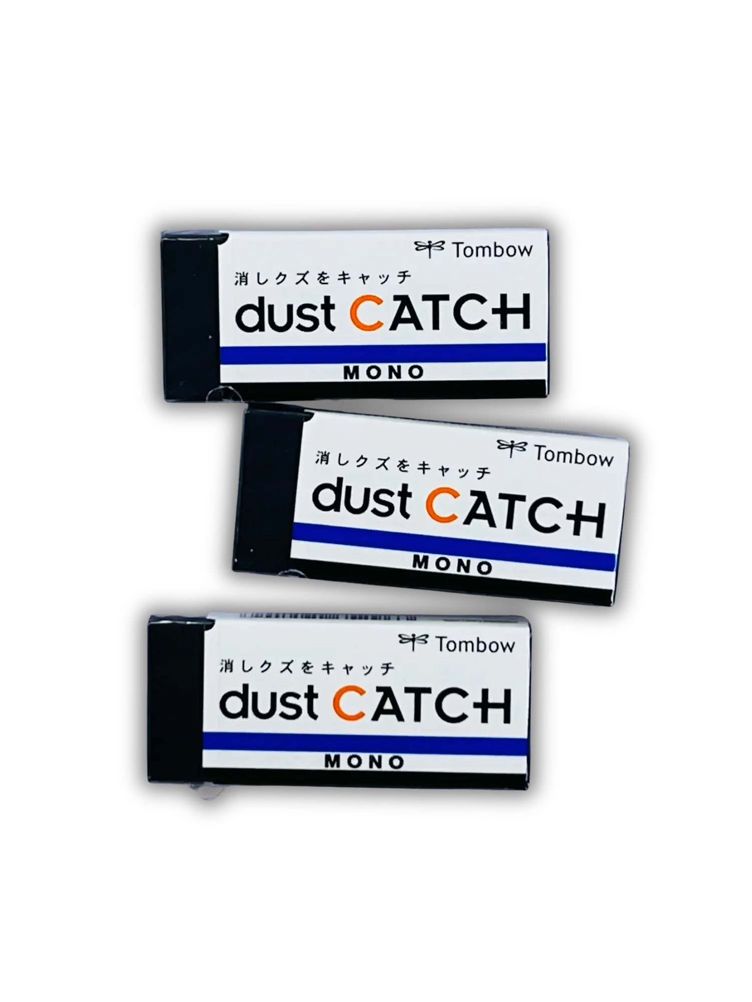 Tombow Mono Dust Catch Eraser: Black Clumping Eraser - No-Mess Japanese Stationery