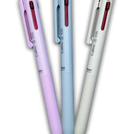 Pentel Calme 3-Color Gel Ballpoint Pen: Silent Multi-Function Pen (0.35mm)