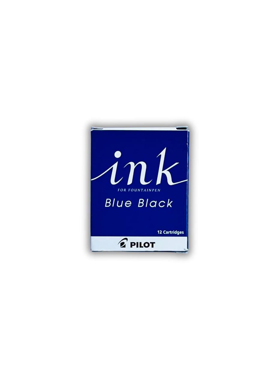 Pilot fountain pen Ink - Blue Black Color - 12 Cartridges