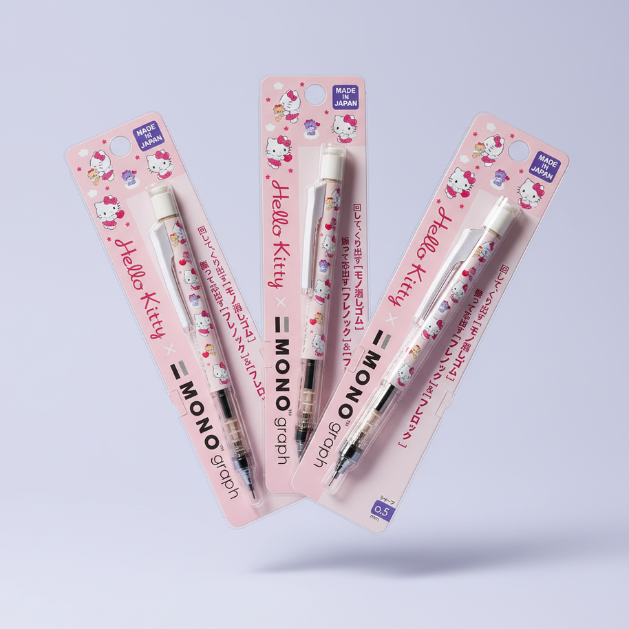 Tombow Mono Graph Shaker Pencil: Hello Kitty & My Melody Limited Edition (0.5mm)
