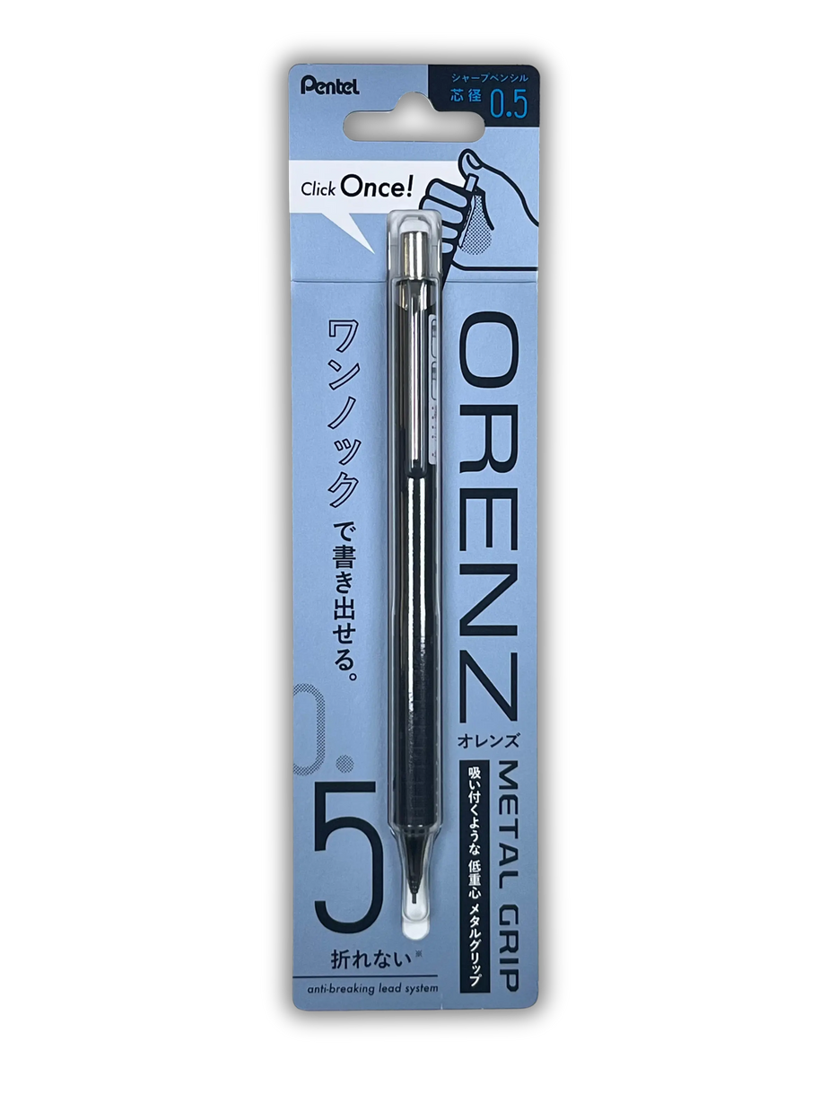Pentel Orenz Metal Grip Mechanical Pencil: Anti-Break Drafting Pencil (0.5mm)