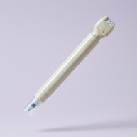 KUTSUWA Pen Stamp: Dual-Ended Highlighter & Planner Stamp (Aesthetic Latte Beige)