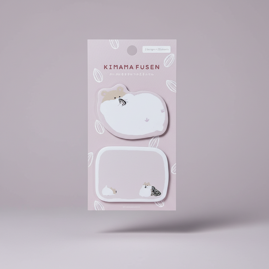 Furukawa Shiko Animal Shape Sticky Notes