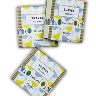 Travel Series Decorative Tape: 12 City Motifs - Durable Japanese PP Tape