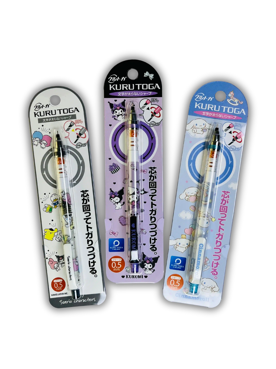 Uni Kuru Toga Mechanical Pencil: Sanrio Limited Edition (Rotating Lead Engine - 0.5mm)