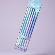 Tombow Ippo! Kaki-kata Pencils: 2B Gradation Grip Design (12-Pack High-Contrast Graphite)