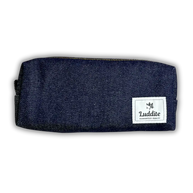 Luddite Okayama Denim Pen Case: Classic High-Capacity Pouch - 100% Japanese Indigo Denim