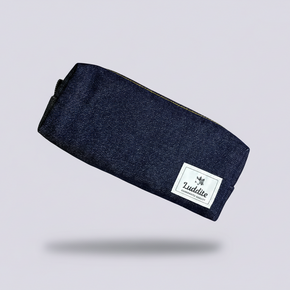 Luddite Okayama Denim Pen Case: Classic High-Capacity Pouch - 100% Japanese Indigo Denim