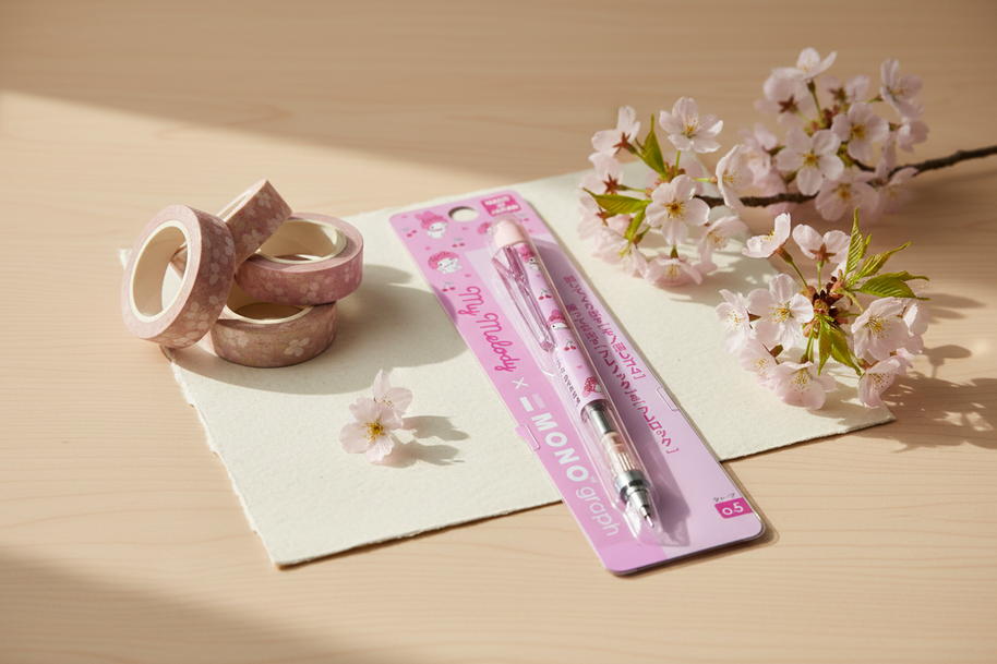 Tombow Mono Graph Shaker Pencil: Hello Kitty & My Melody Limited Edition (0.5mm)