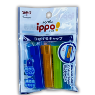 Tombow Pencil Aid Connecting Pencil Caps: 8-Pack Point Protectors - Anti-Roll Design