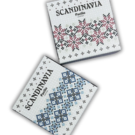 Scandinavia Series Washi Tape: Minimalist Winter Designs (Frost & Snowflake) - Made in Japan